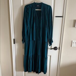 Maeve Deep Teal Long Sleeve Dress